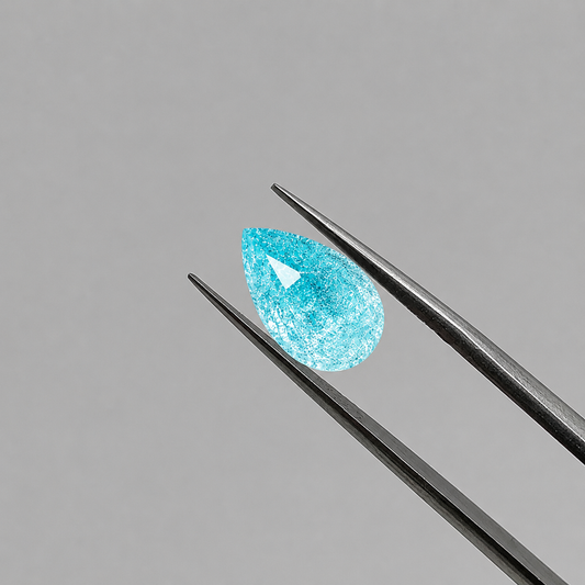 YAG Paraiba Pear 3.69ct