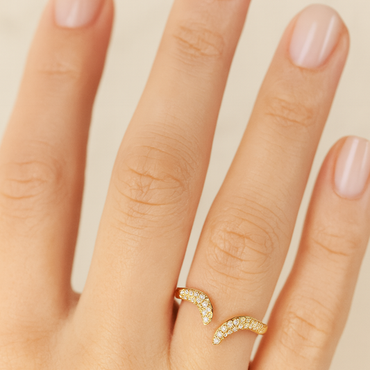 Carlotta Pave Ring