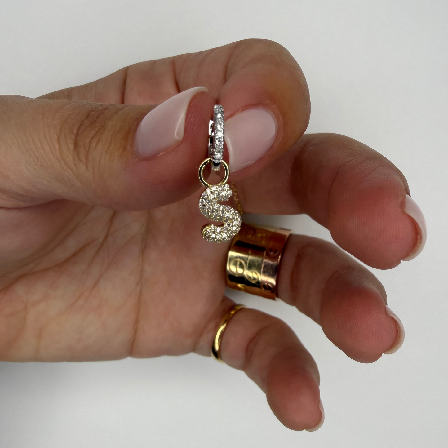 Initial Earring Charm