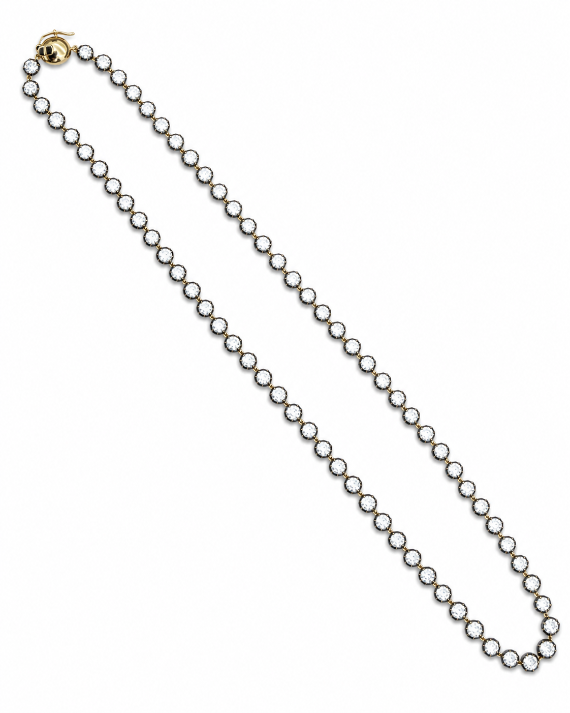 Georgian Setting Tennis Necklace