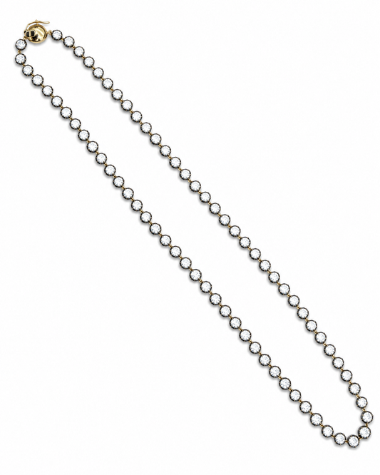 Georgian Setting Tennis Necklace