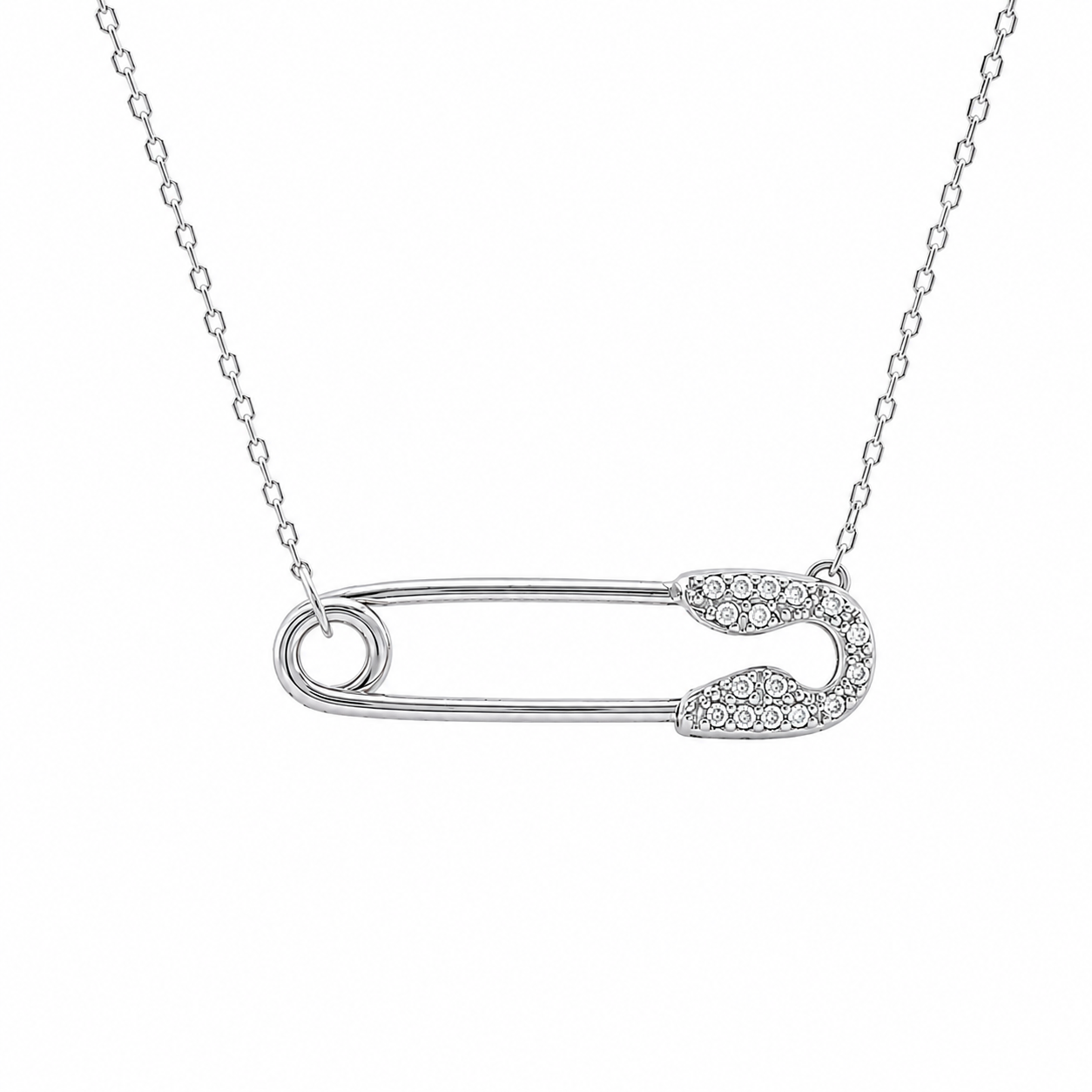 Safety Pin Necklace