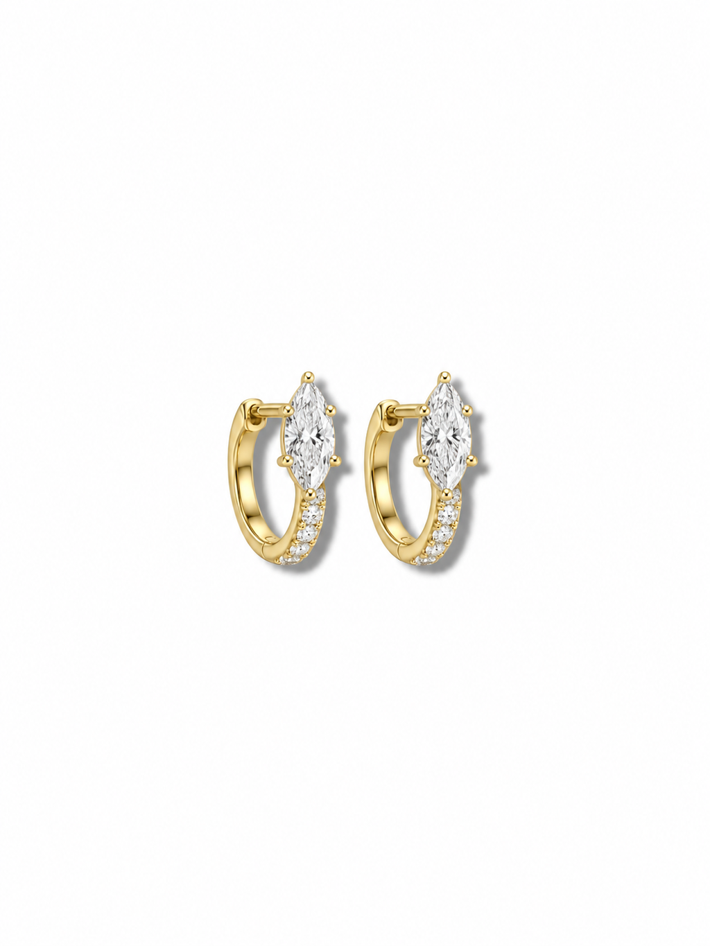 Pavé Marquise Hoops