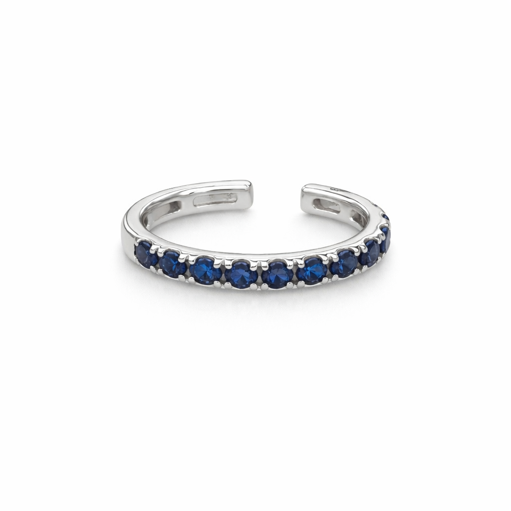 Livia Sapphire Ear Cuff
