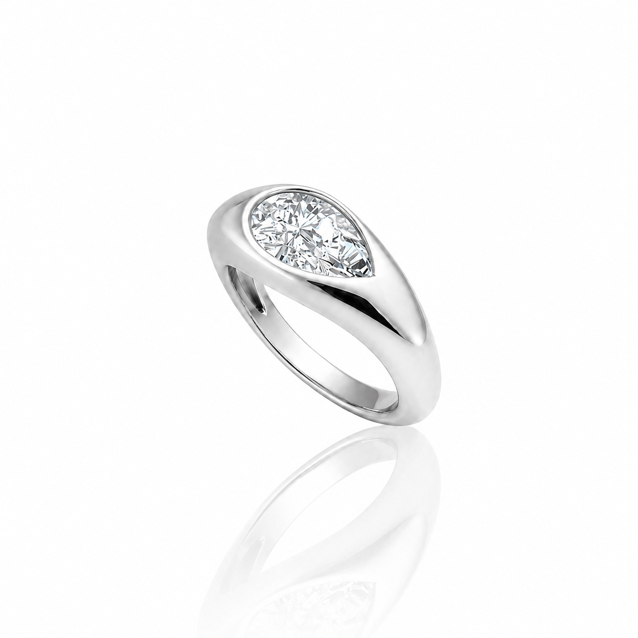 Aurora Bezel Ring