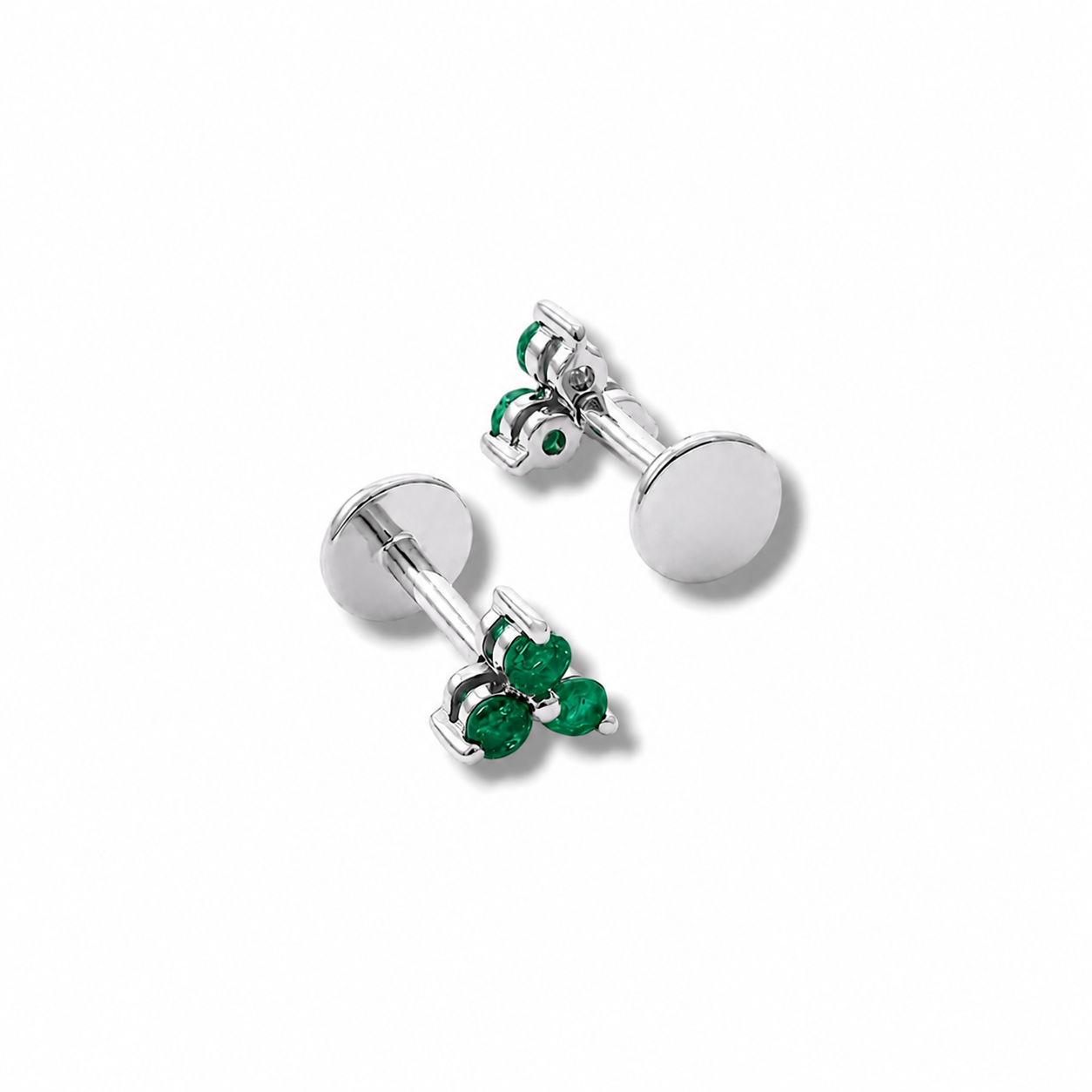 Flower Emerald Flatbacks