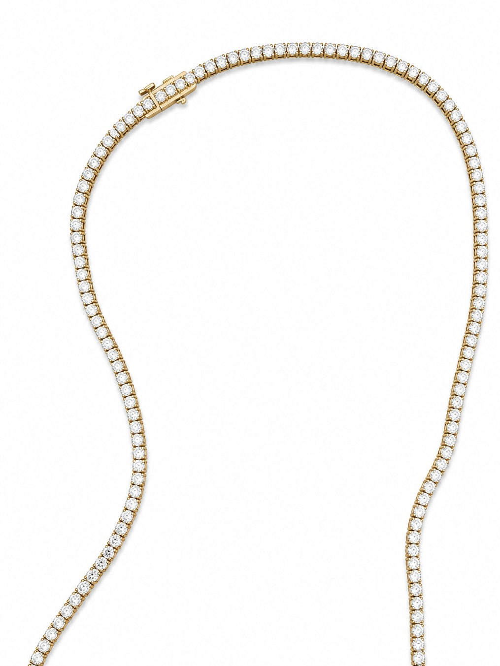 5.33ct Lab Diamond Tennis Necklace