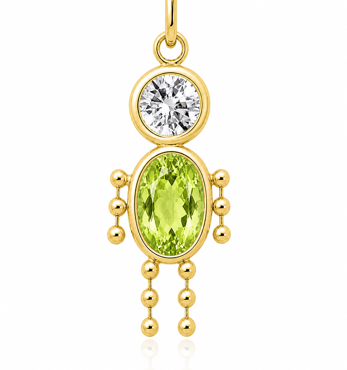 Boy & Girl Birthstone Pendant