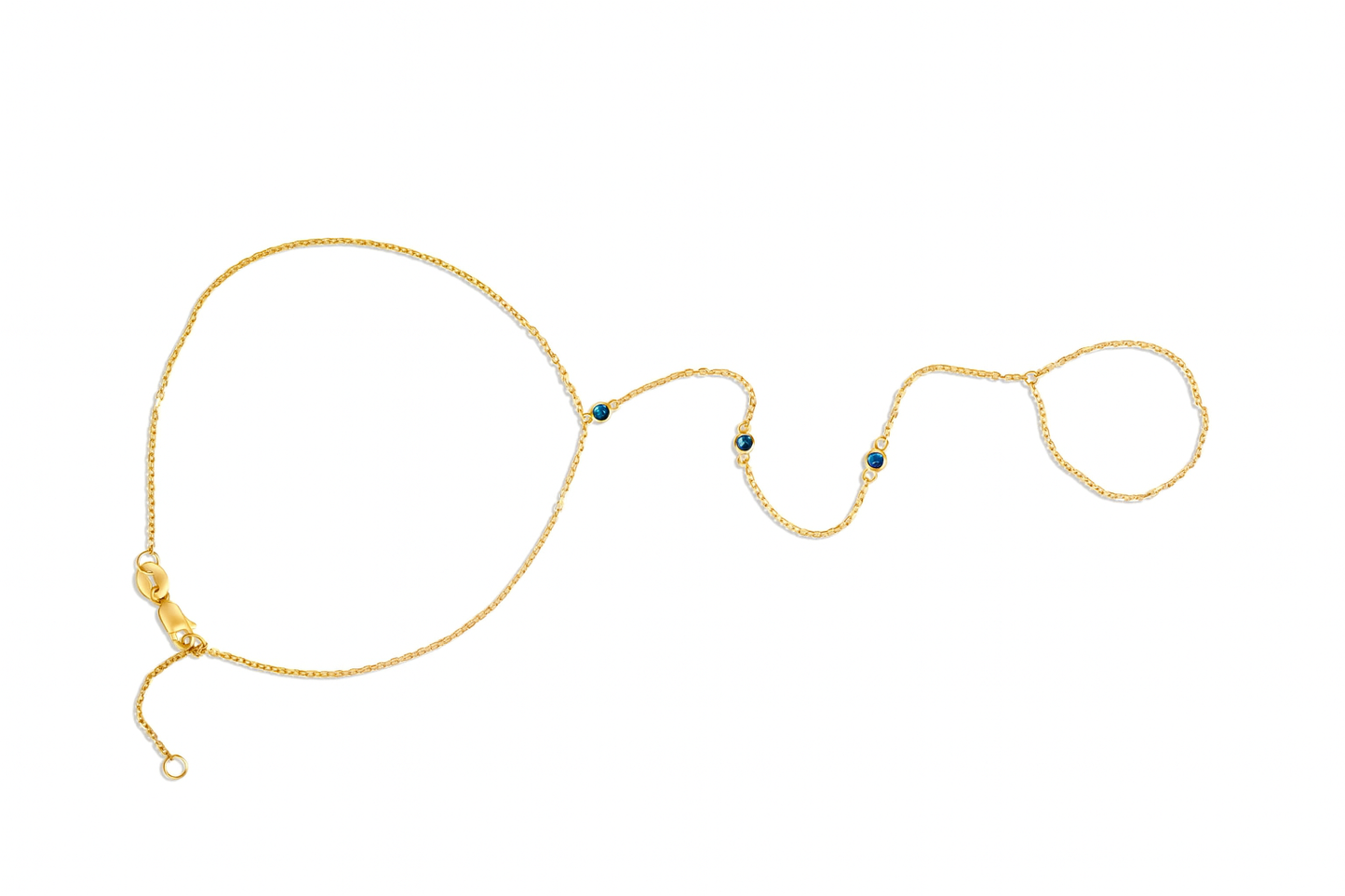 Giada Hand Chain Sapphire