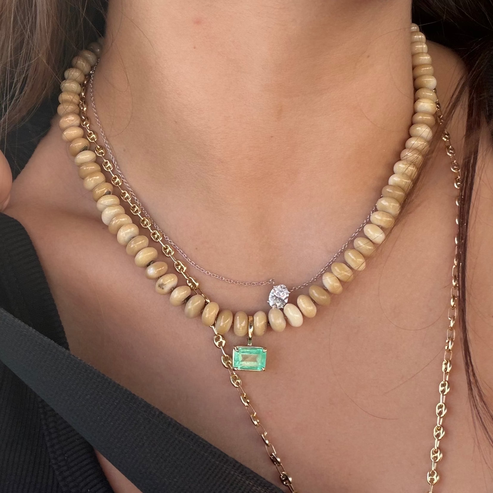Paola Bamboo Necklace