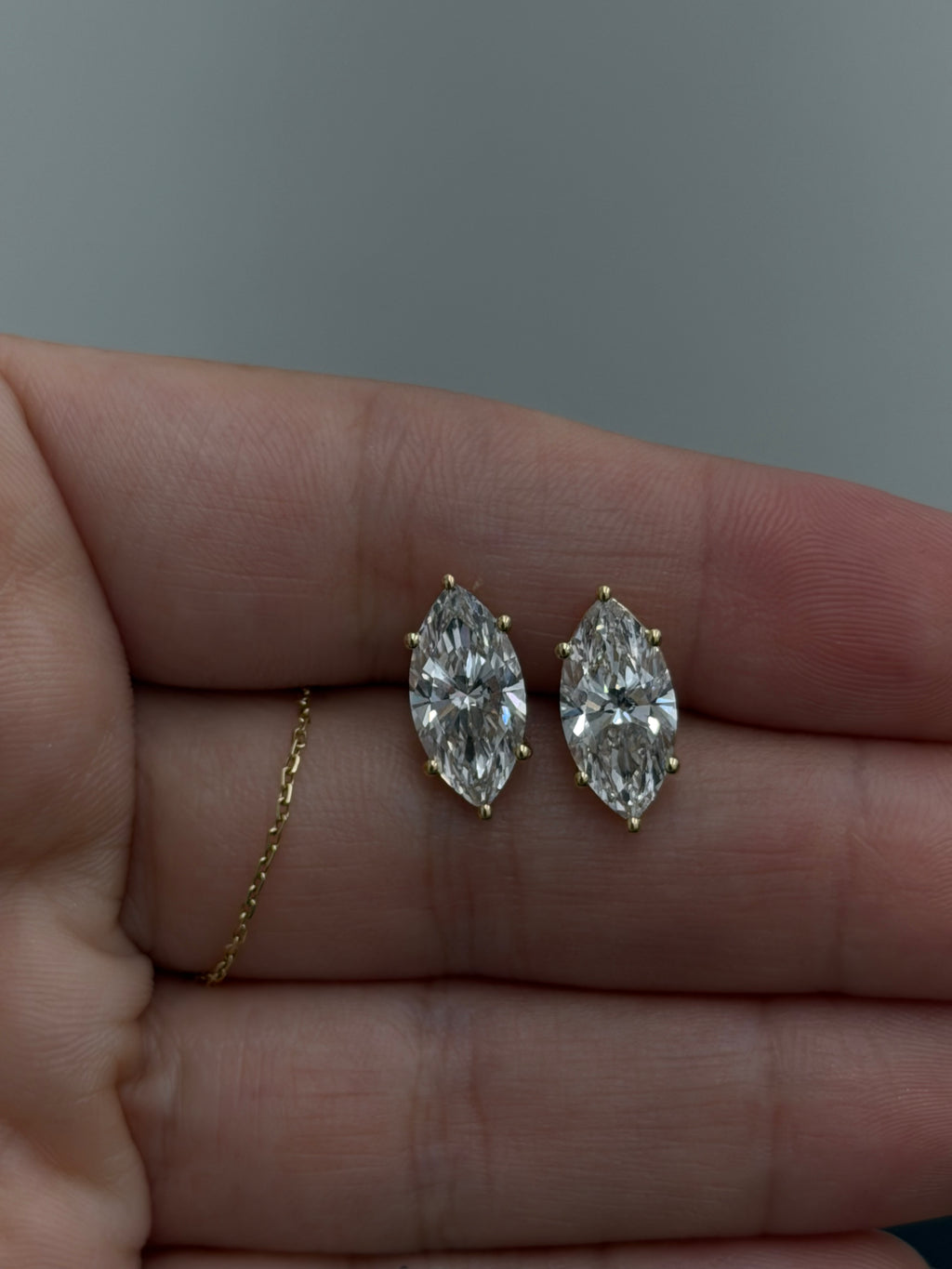 4ctw Marquise Studs