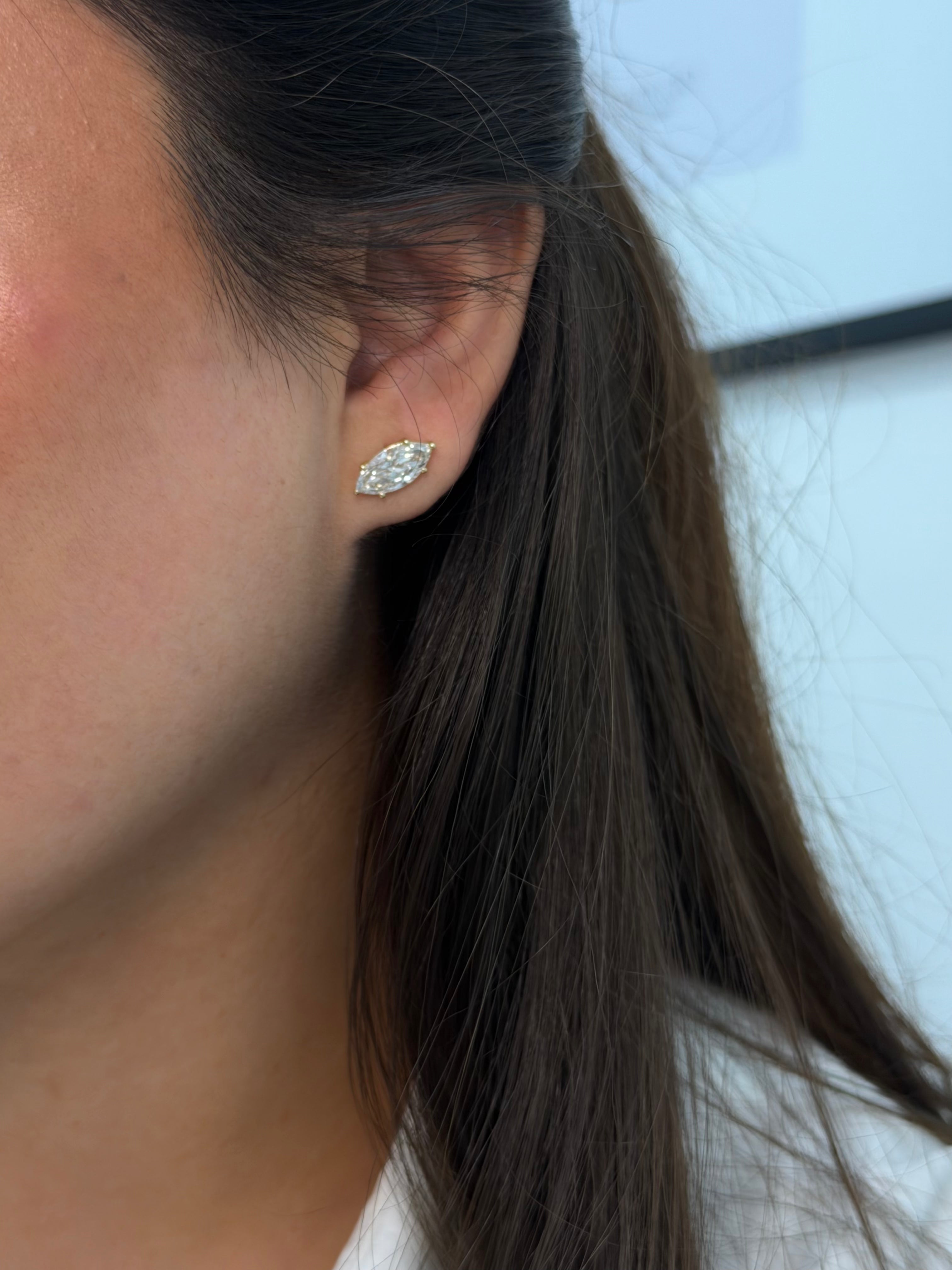 4ctw Marquise Studs