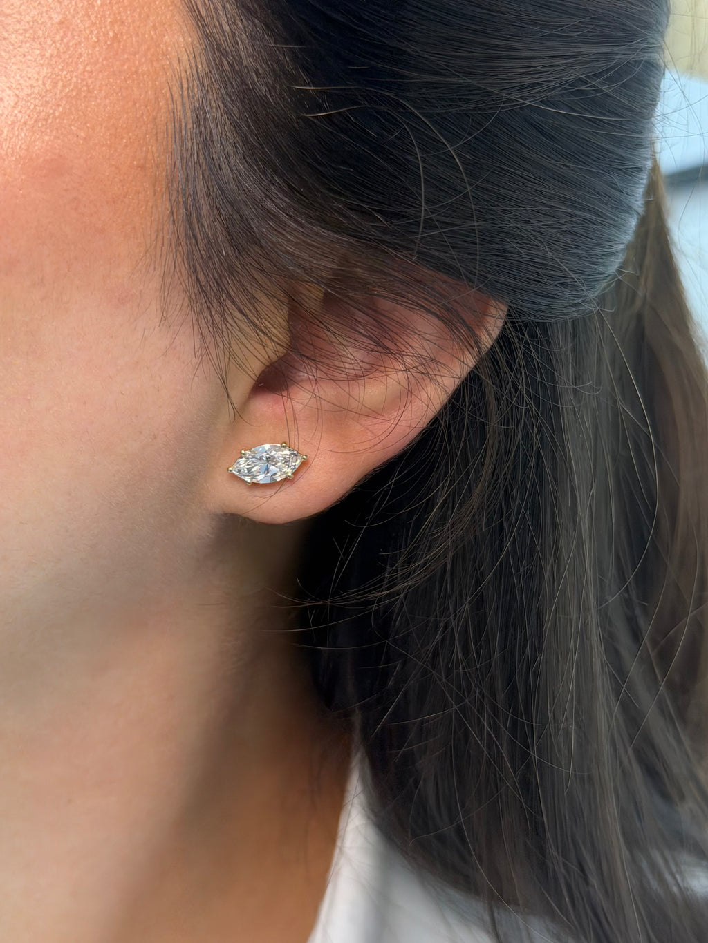 3ctw Marquise Studs