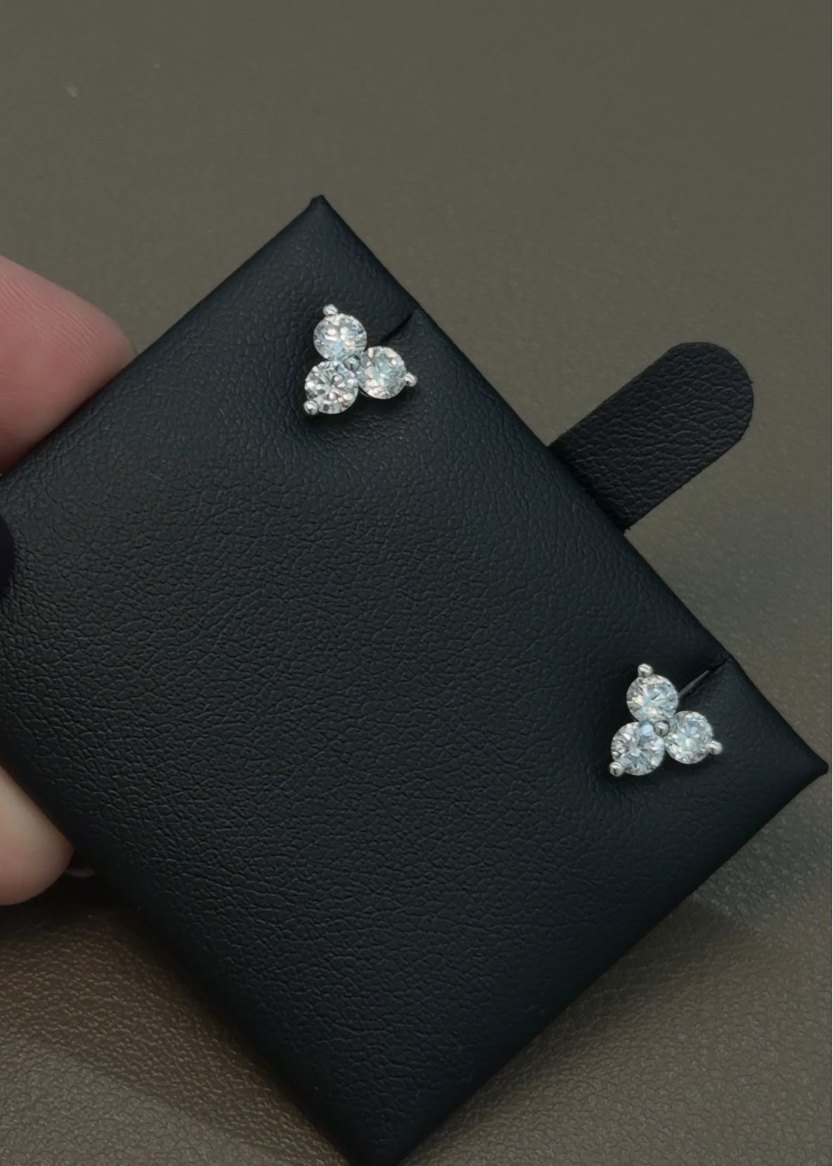 Trio Diamond Studs