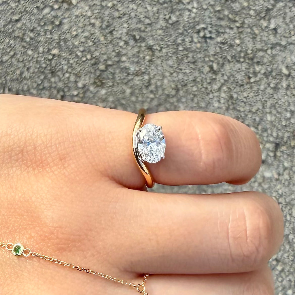 Oval Pinky Ring