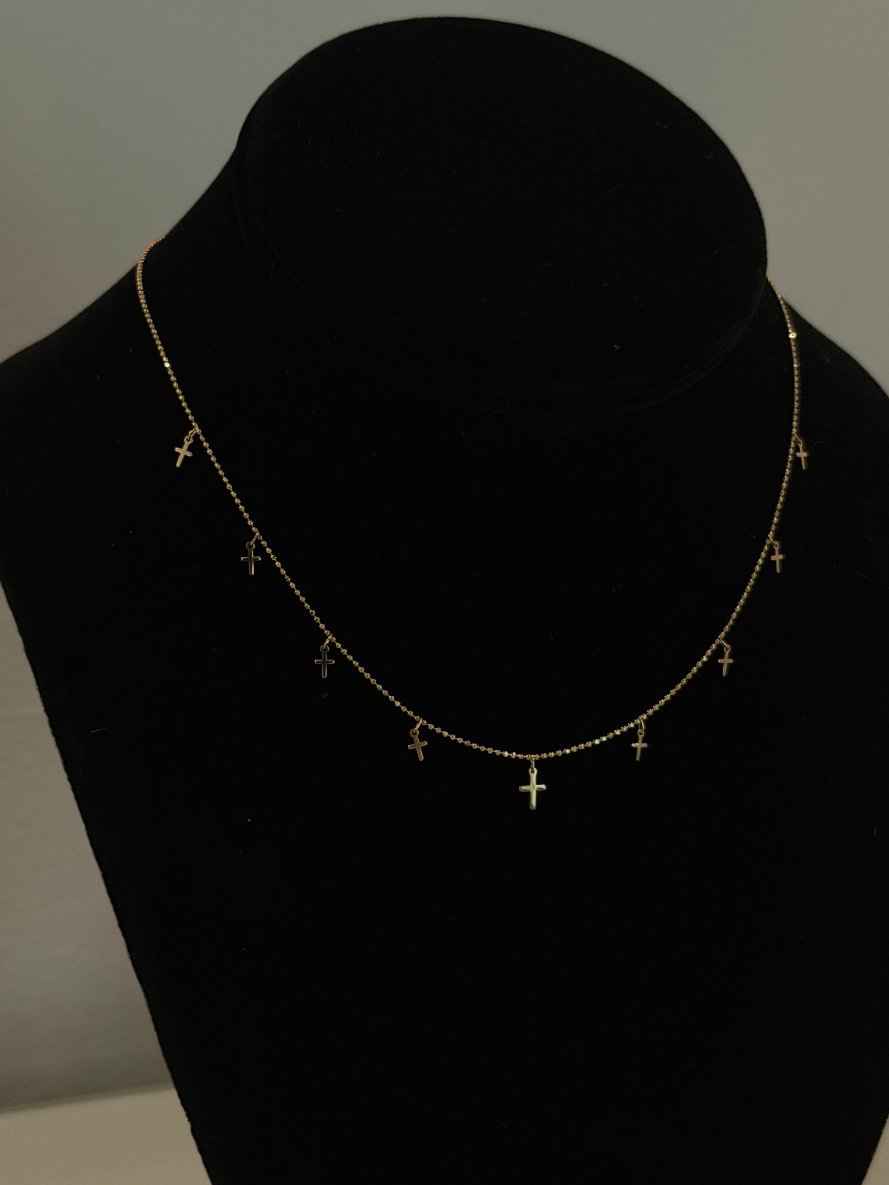 Dangling Cross Necklace