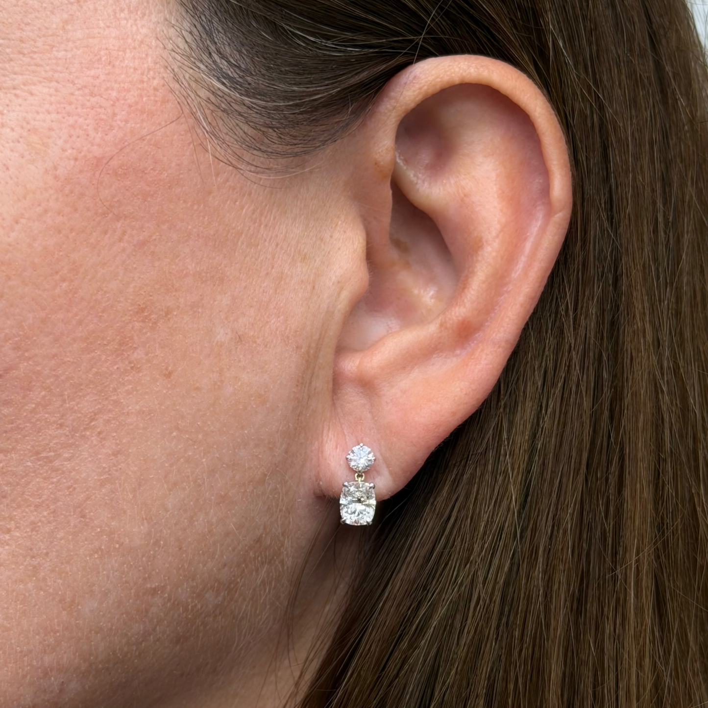 Cushion Drop Studs