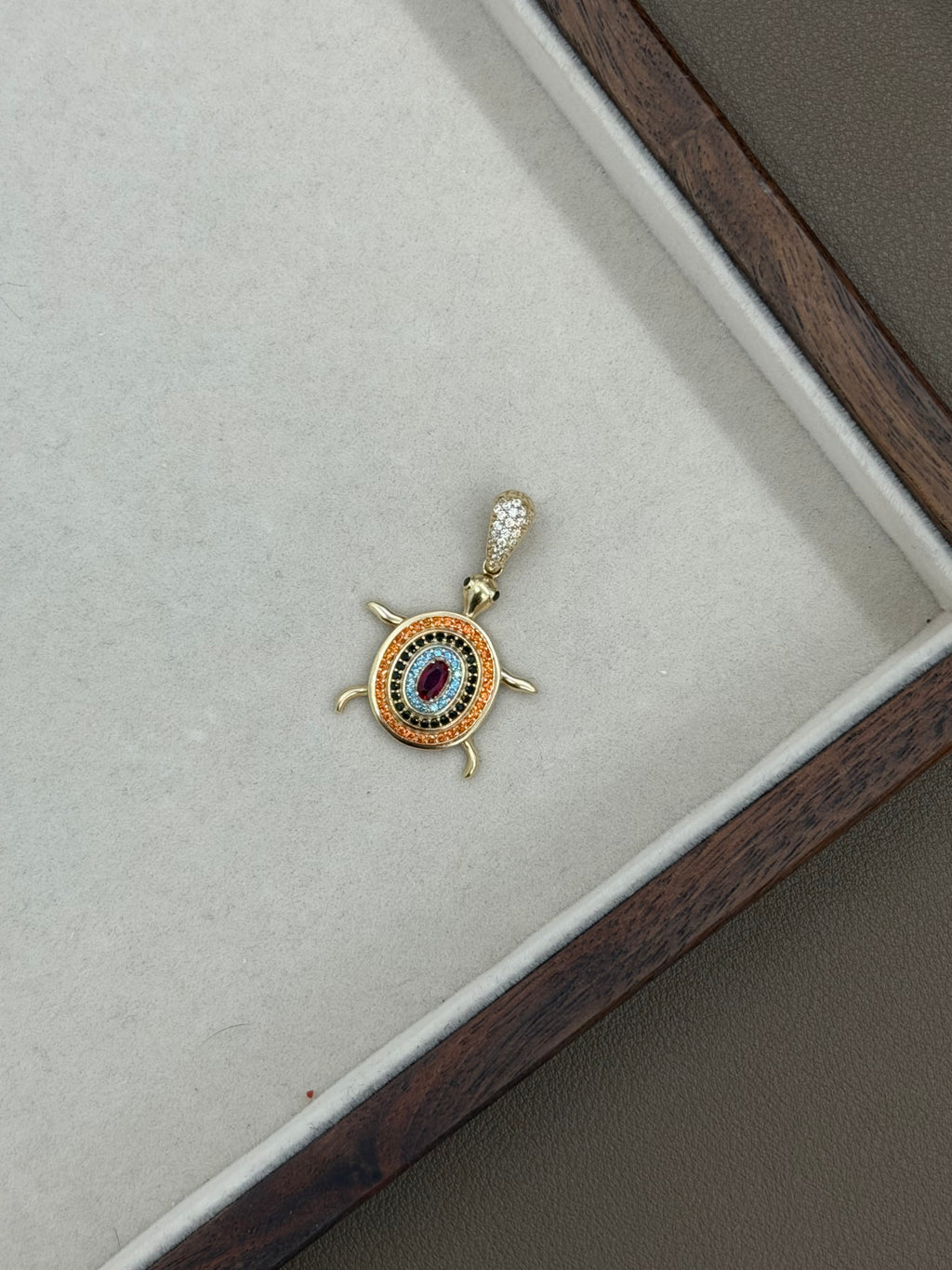 Multicolor Turtle Pendant