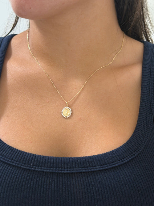 "Virgen De Guadalupe" Pendant Small