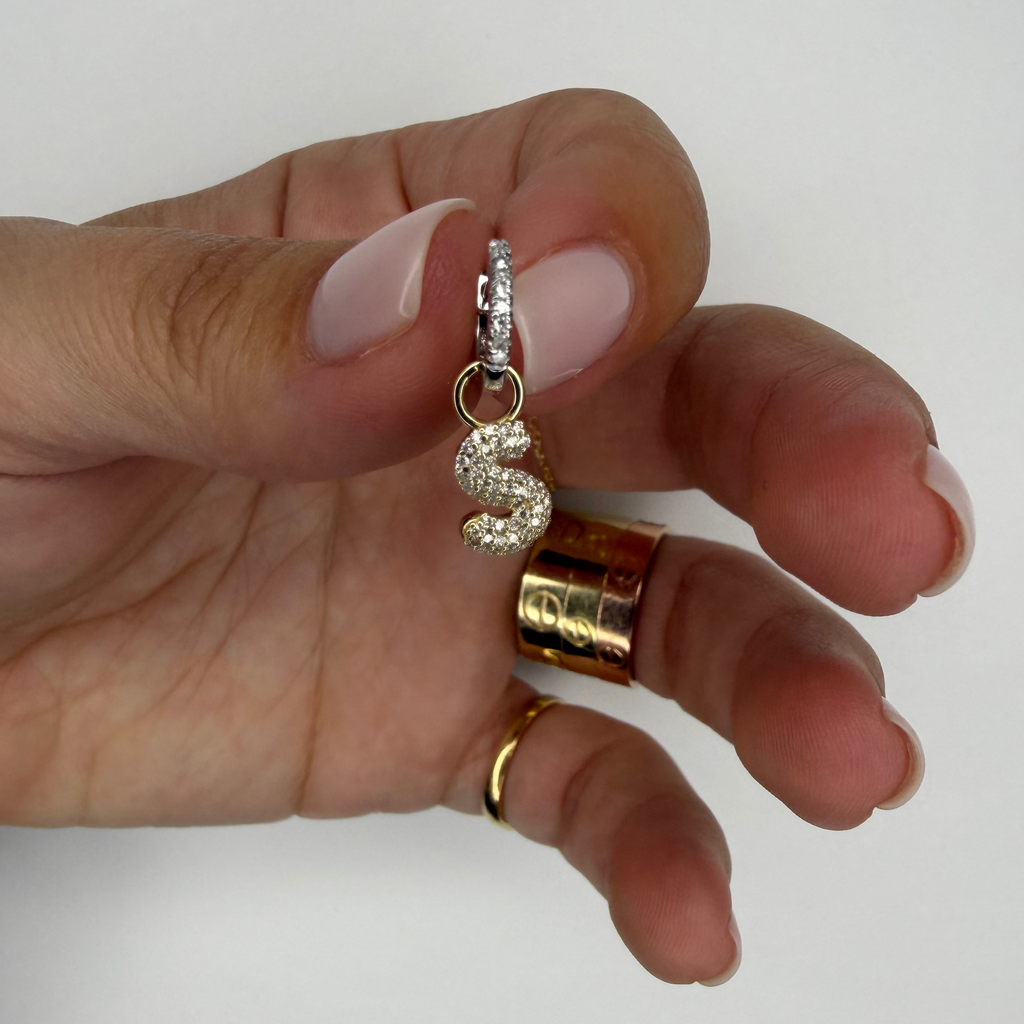 Initial Earring Charm
