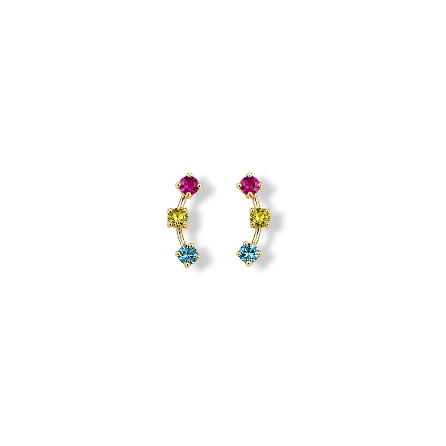 Sunset Trio Studs