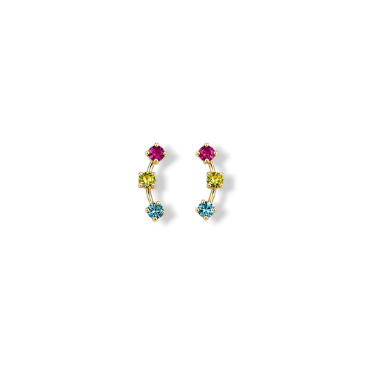 Sunset Trio Studs