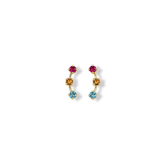 Sunrise Trio Studs