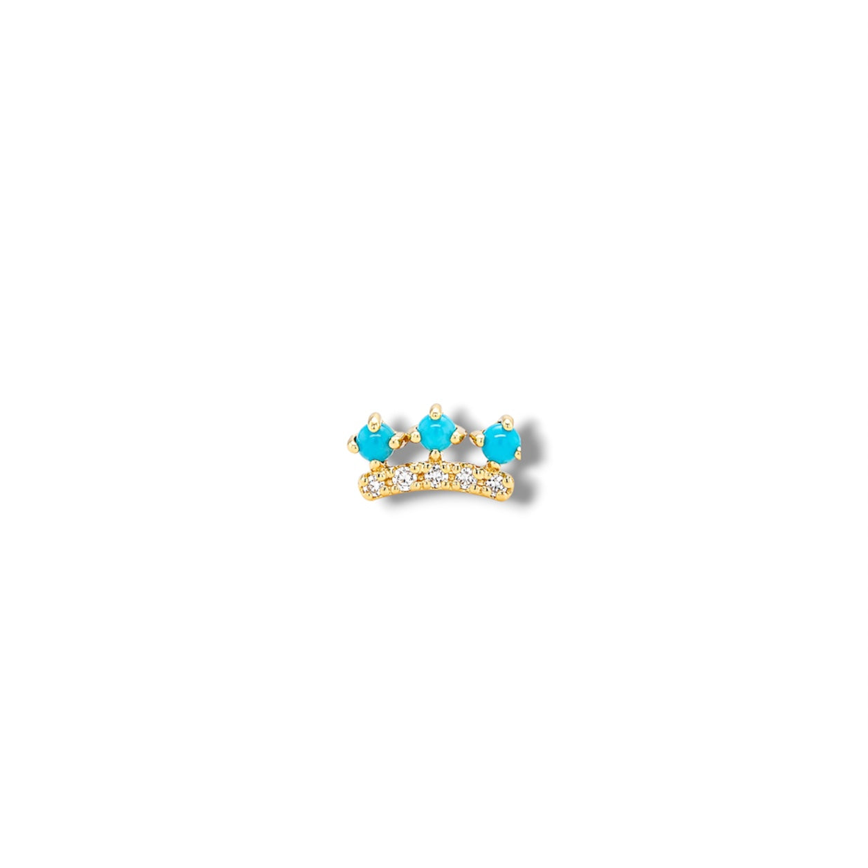 Turquoise Trio Studs