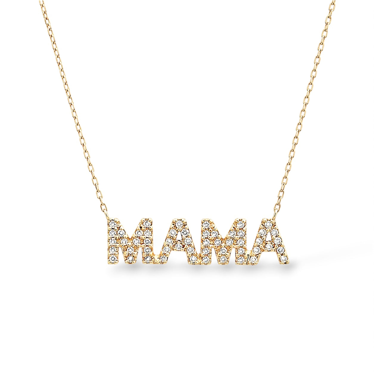 Mama Pavé Necklace