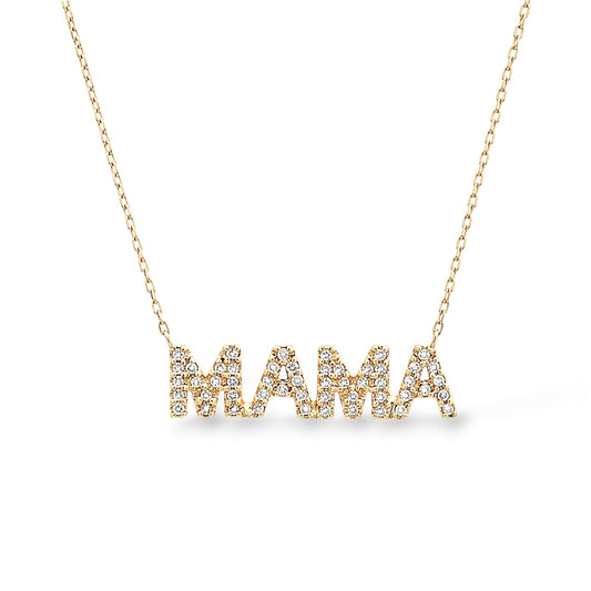 Mama Pavé Necklace