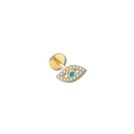 Turquoise Eye Flatback