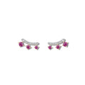 Ruby Crown Mini Studs