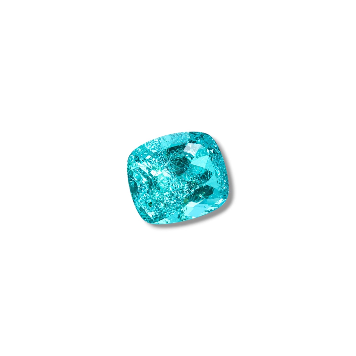 YAG Paraiba Rectangle Cushion 8.19ct
