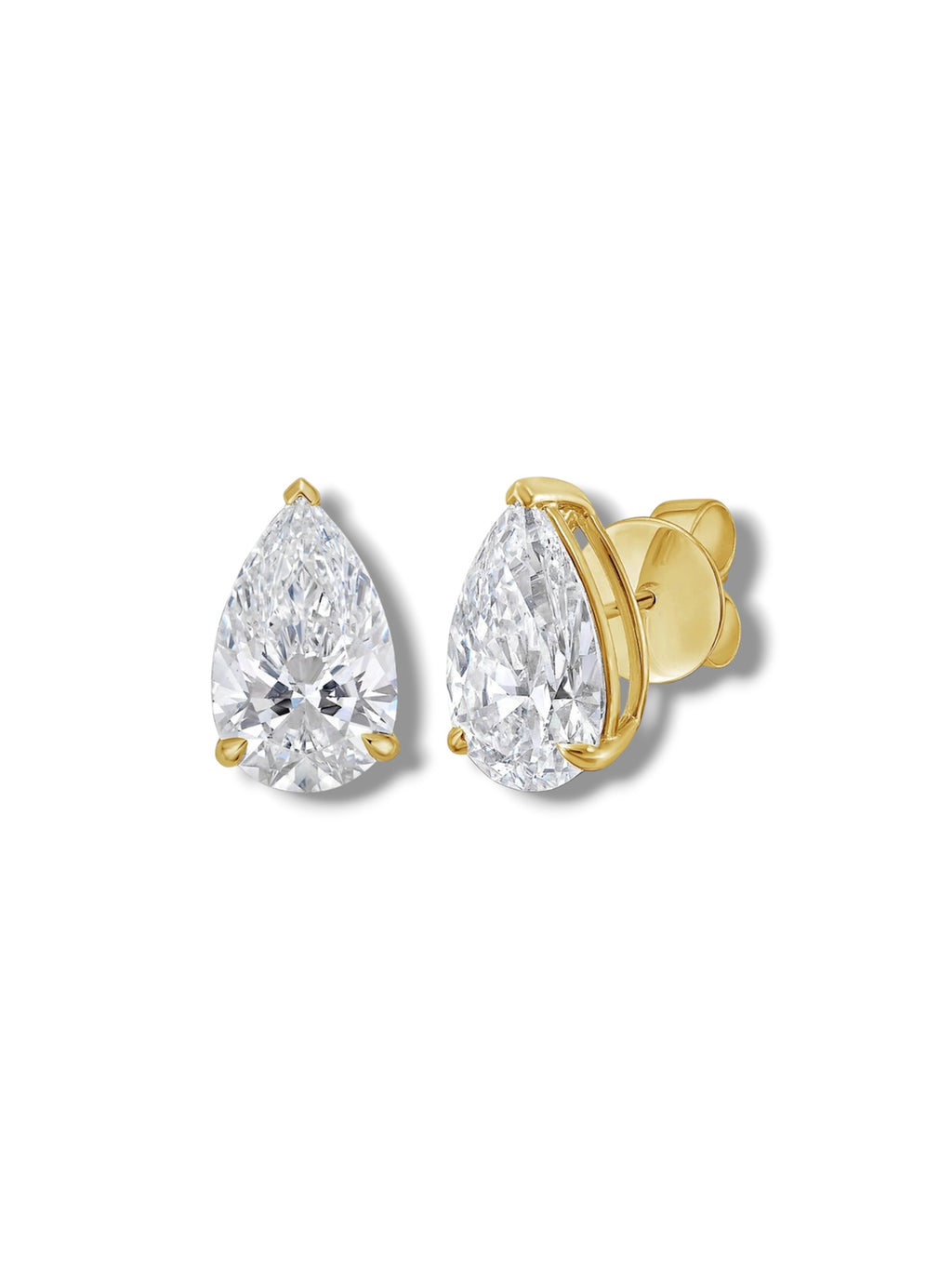 6ct Pear Studs