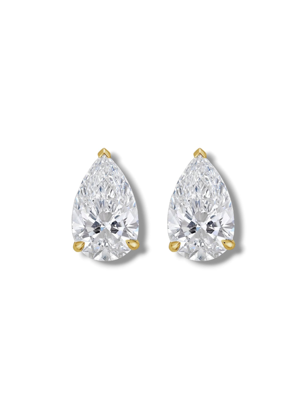 6ct Pear Studs