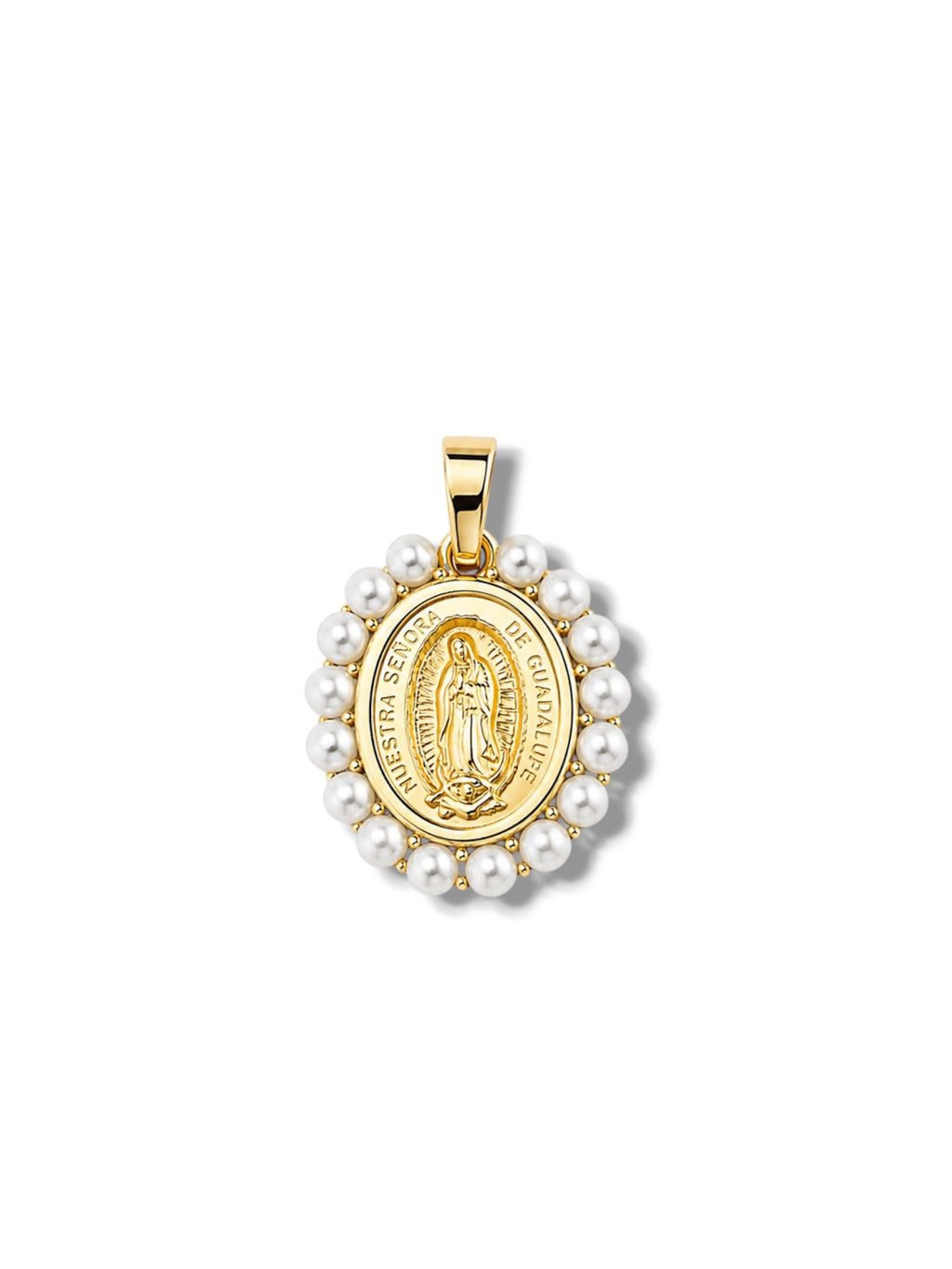 Pearl "Virgen De Guadalupe" Pendant