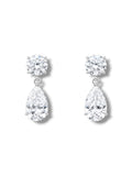 6ct Pear Drop Earrings