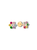 Baby Flower Studs in Multicolor