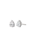 1.3ctw Pear Cut Studs