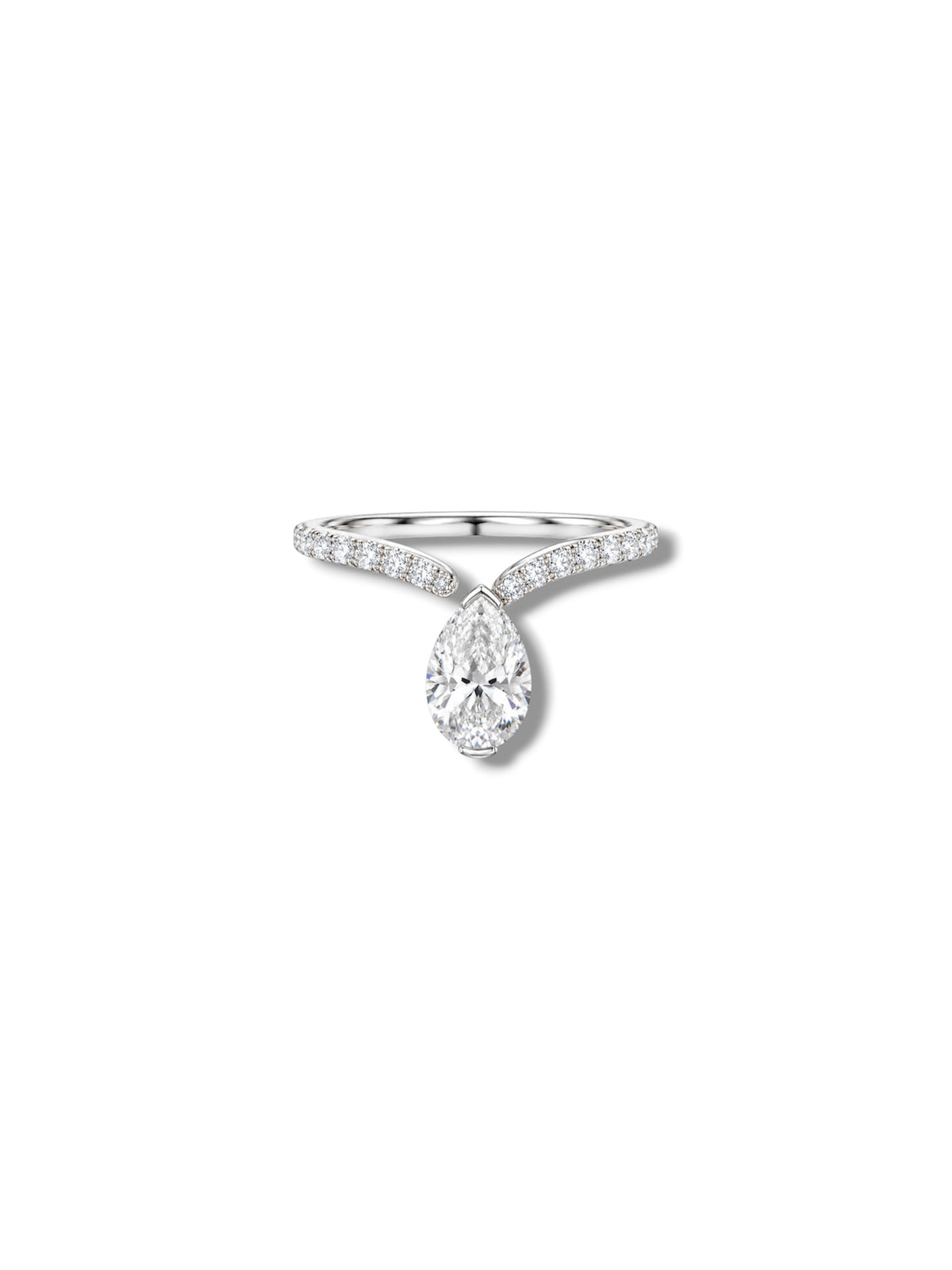 Pear Teardrop Ring