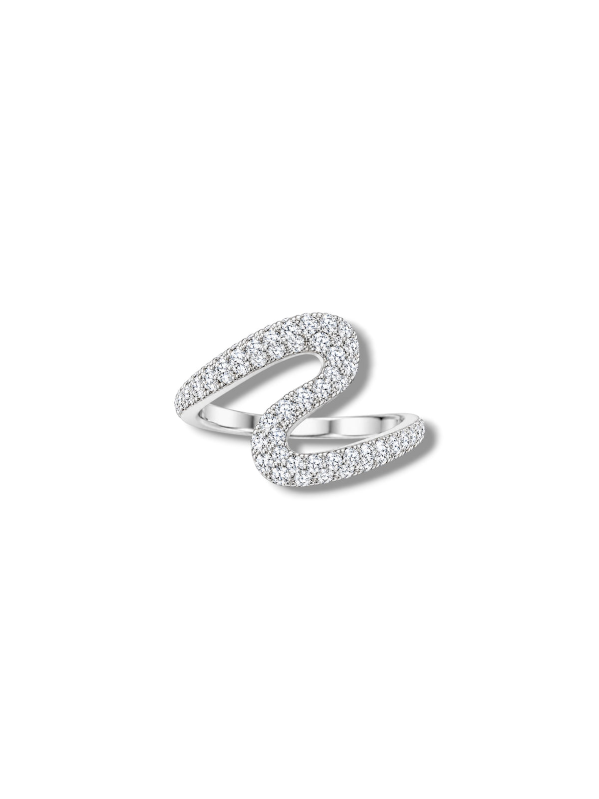 Pavé Twist Ring
