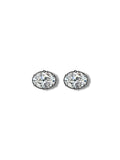 4ctw Georgian Oval Studs