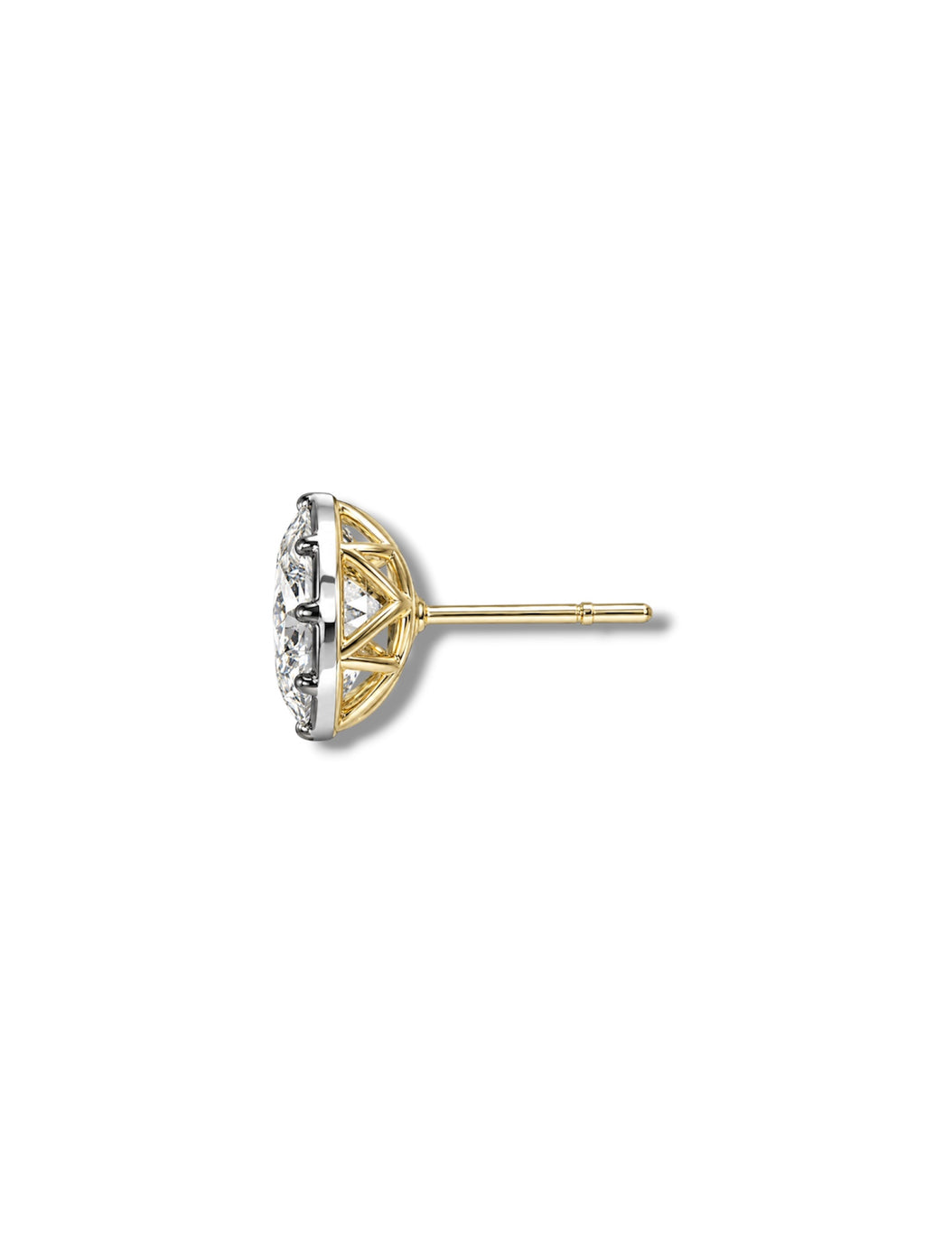 4ctw Georgian Oval Studs