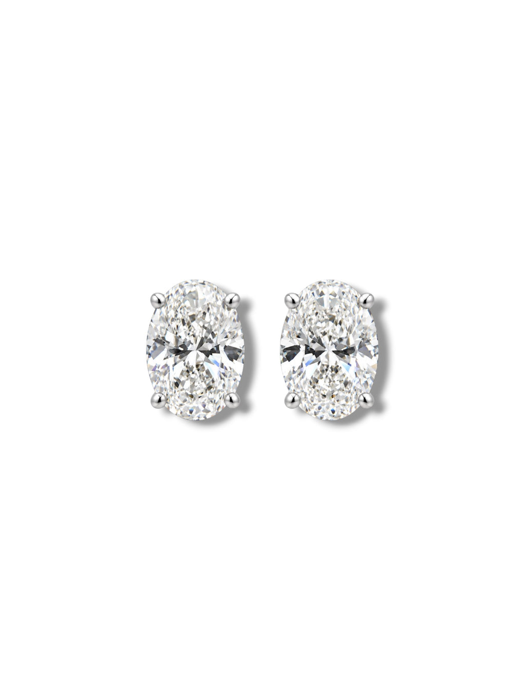 3ctw Oval Martini Studs