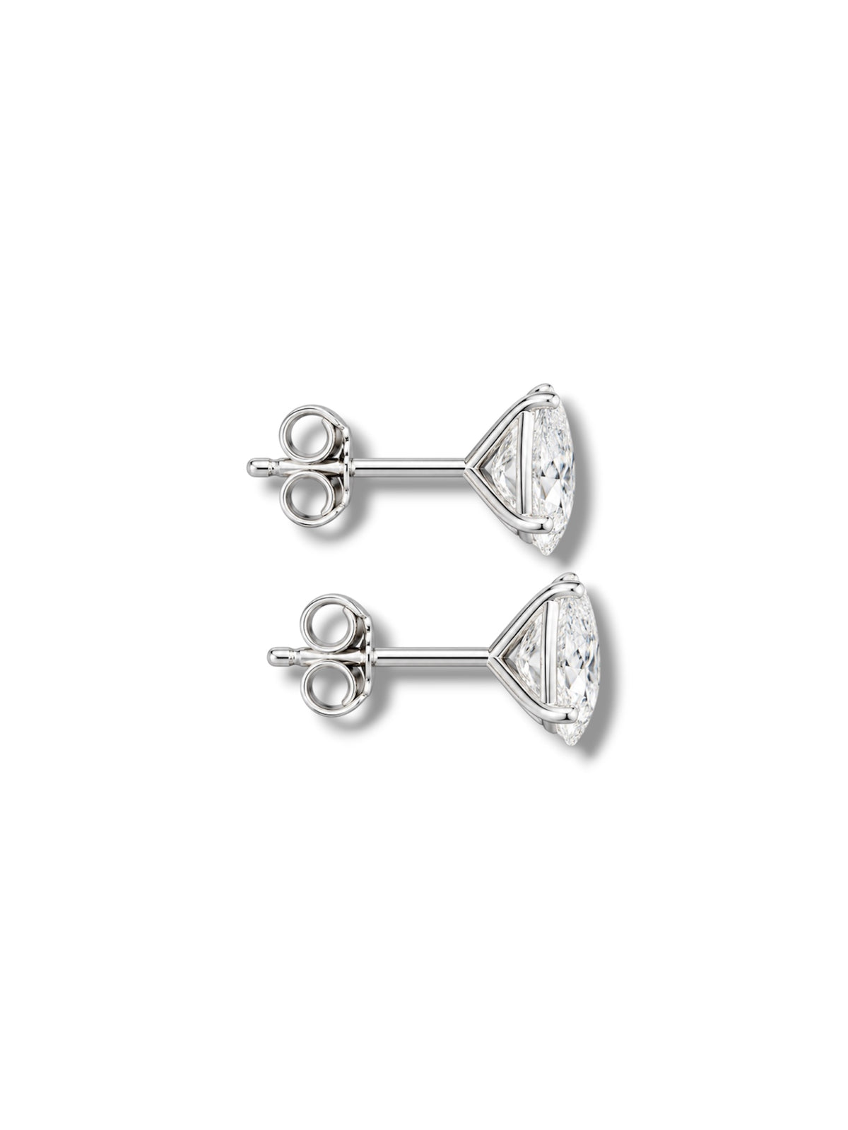 3ctw Oval Martini Studs