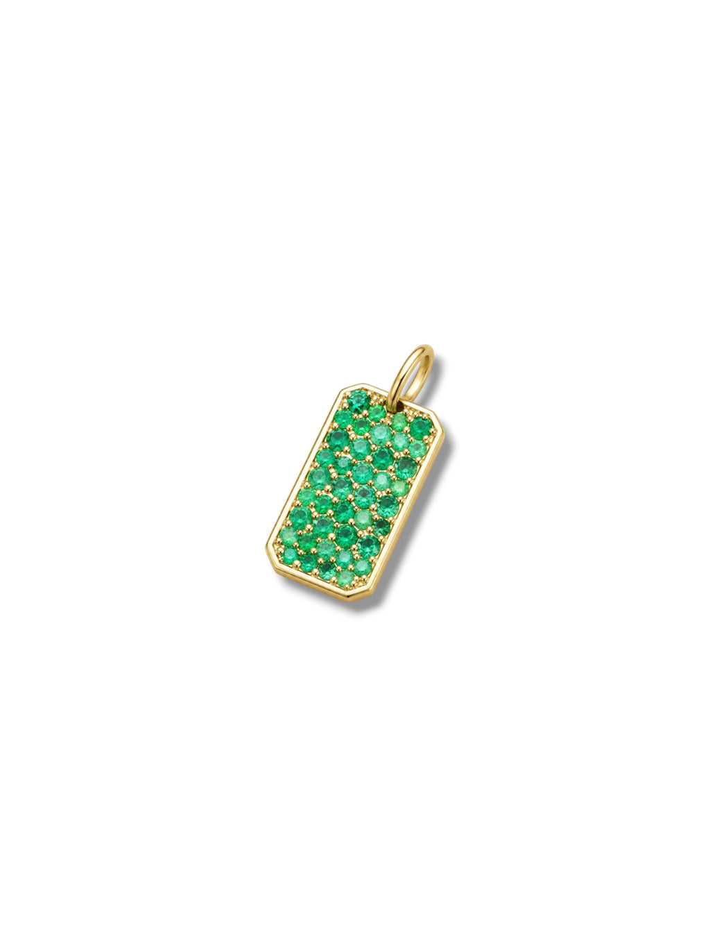 Emerald Tag Pendant