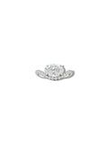 Oval Pavé Wave Ring