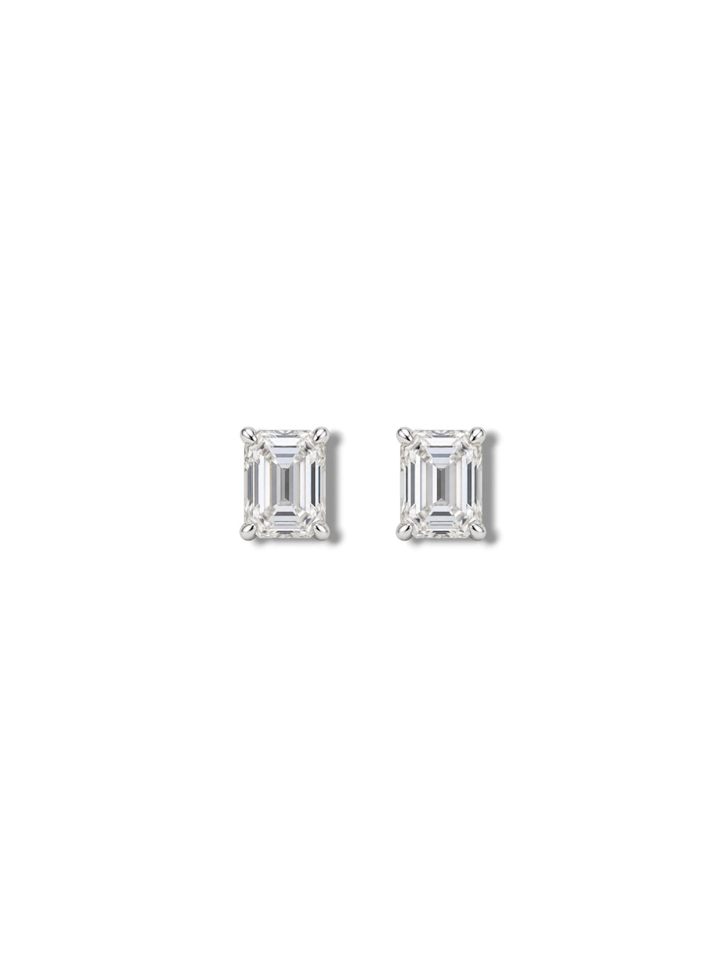 1.6ctw Emerald Cut Studs