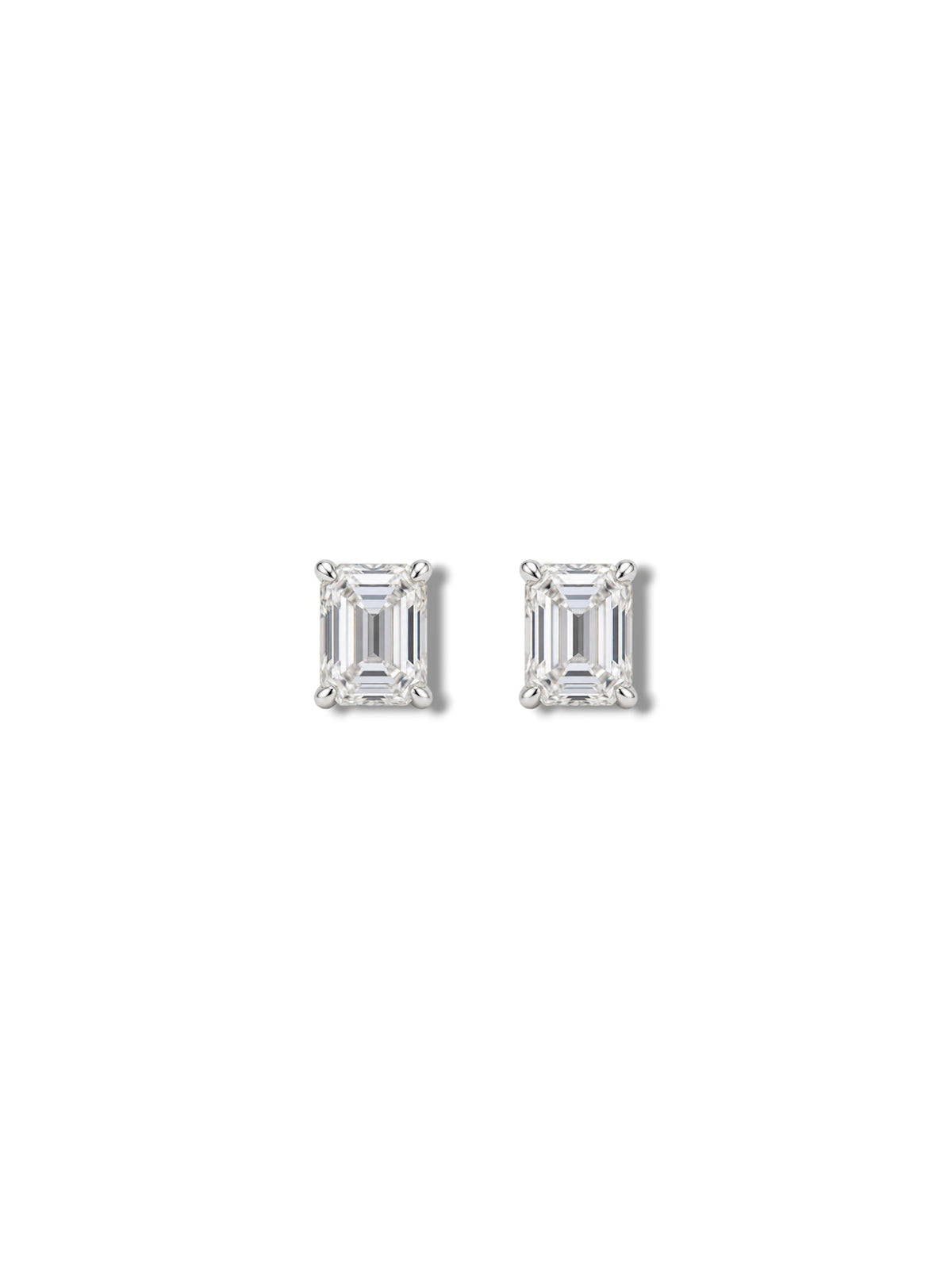 1.6ctw Emerald Cut Studs
