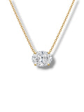 5ct Oval Solitaire Necklace